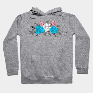 Trans Flowers Hoodie